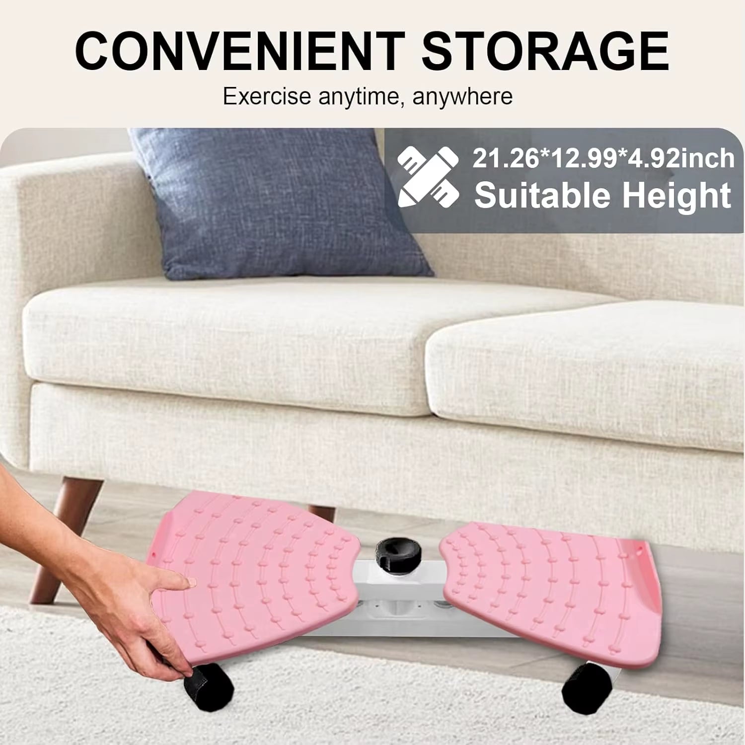Waist Twister Board with Resistance Handles